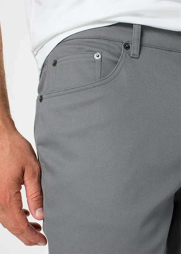 Pantalon droit stretch à doublure thermique, Regular Fit, bonprix