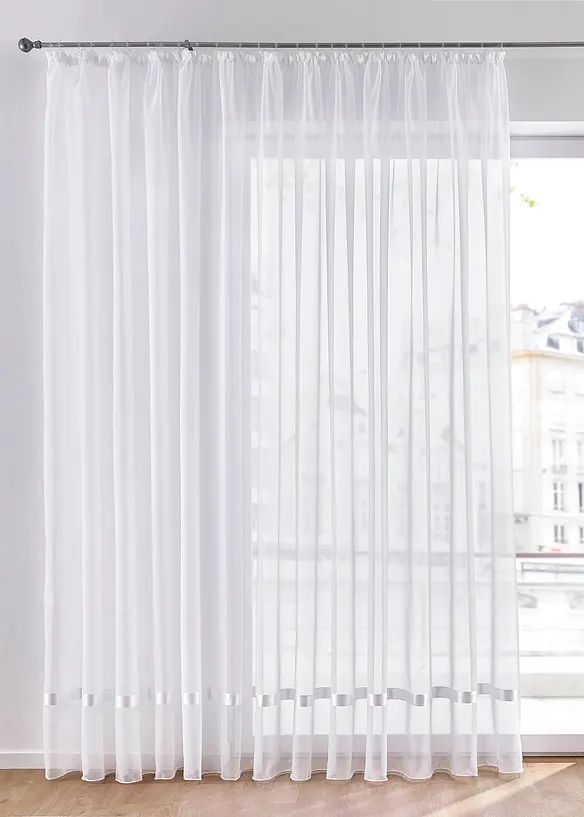 Store voilage avec ruban satin, bonprix