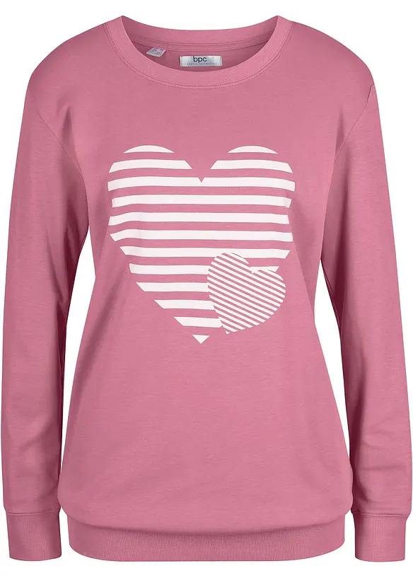 Baumwoll-Langarmshirt, bedruckt, bonprix
