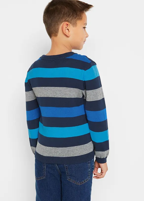 Pull en fine maille 100% coton, bonprix