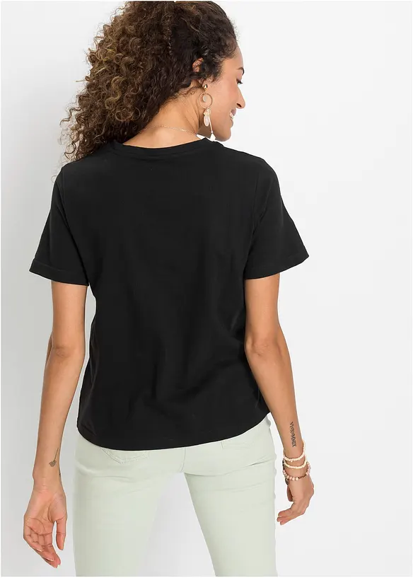 T-Shirt aus reiner Baumwolle, bonprix