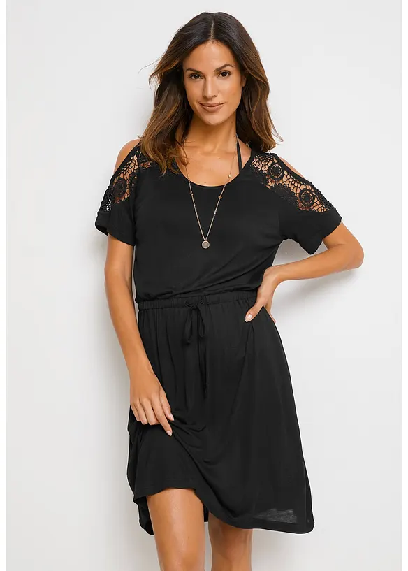 Robe de plage transparente en viscose, bonprix