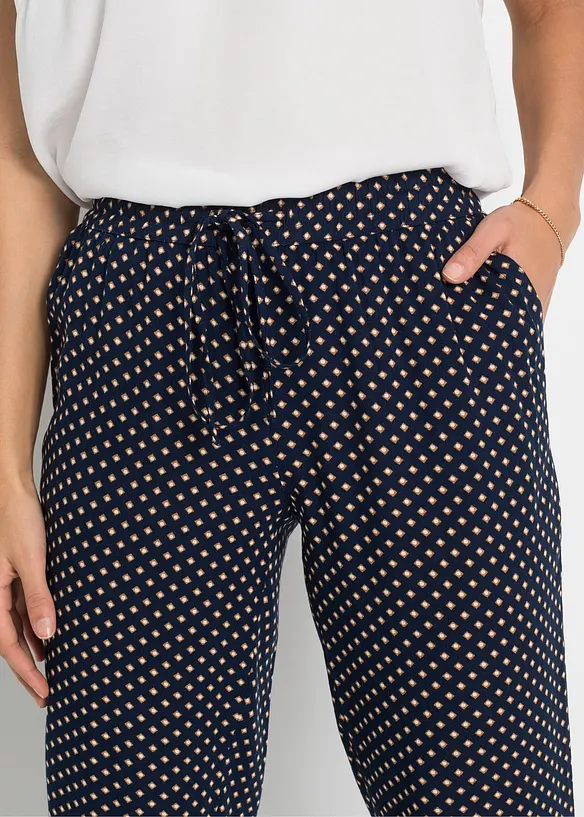 Schlupfhose aus reiner Viskose, bonprix