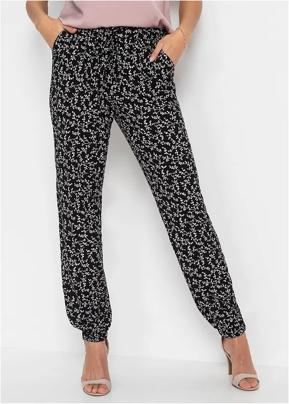 Schlupfhose aus reiner Viskose, bonprix