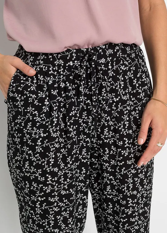 Schlupfhose aus reiner Viskose, bonprix