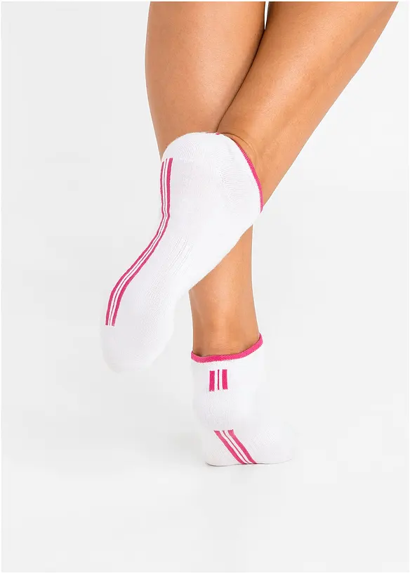 Sneakersocken (8er Pack) mit Bio-Baumwolle, bonprix