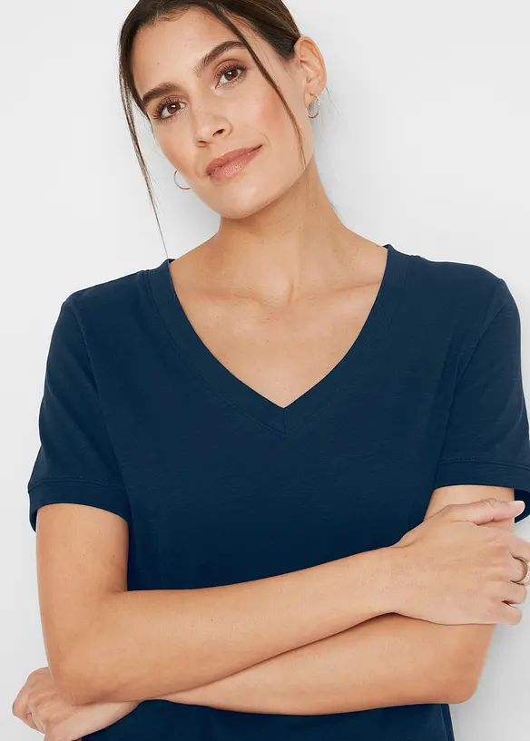 T-Shirt aus reiner Baumwolle, bonprix