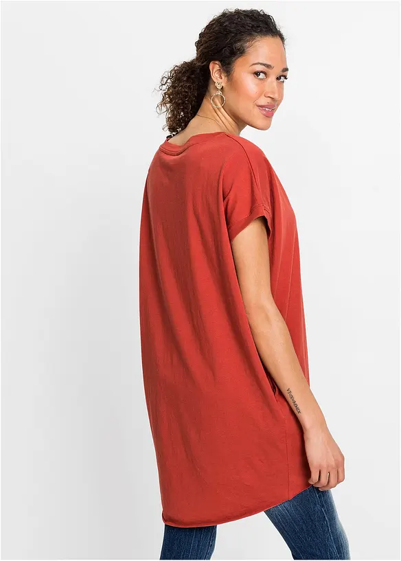 Longshirt aus reiner Baumwolle, bonprix