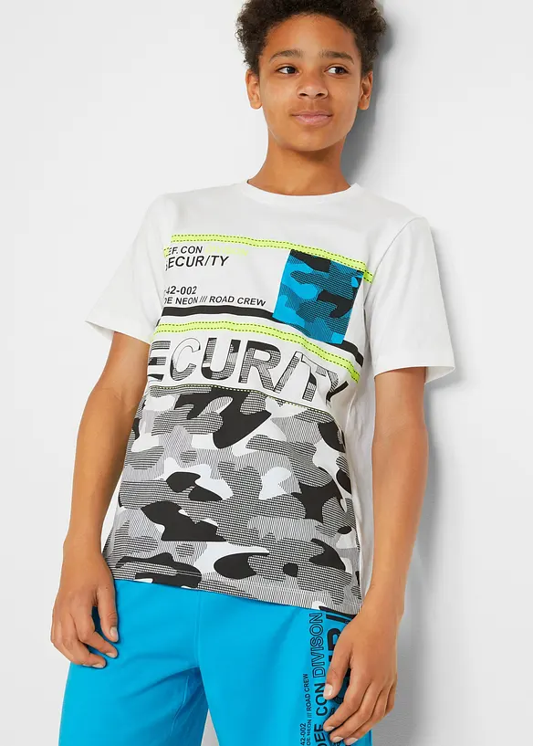 T-shirt et bermuda 100% coton (ens. 2 pces), bonprix