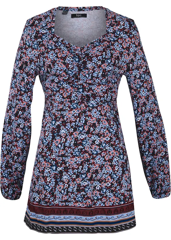 Shirt-Tunika aus Baumwoll-Viskose-Mix, bonprix