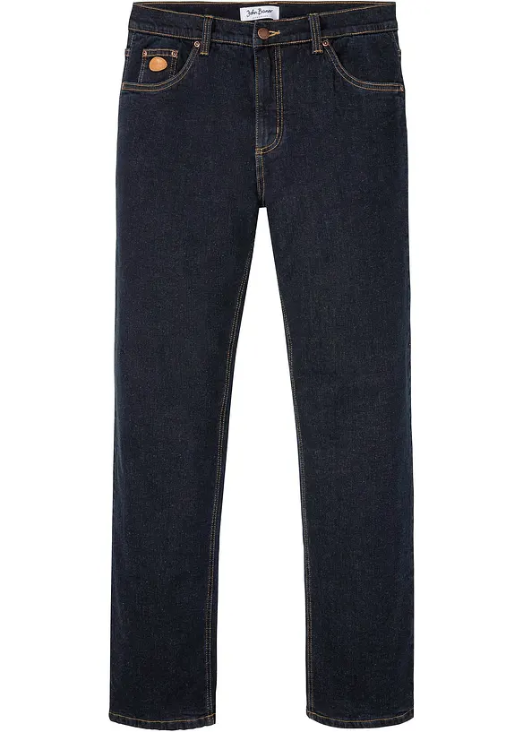 Jean extensible classique à doublure thermique en polaire, bonprix