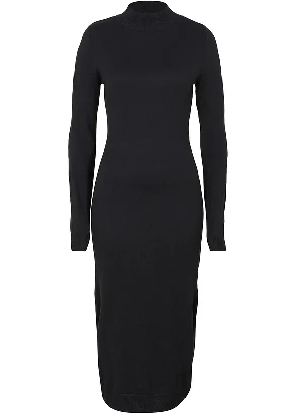 Strickkleid mit Stehkragen, bonprix