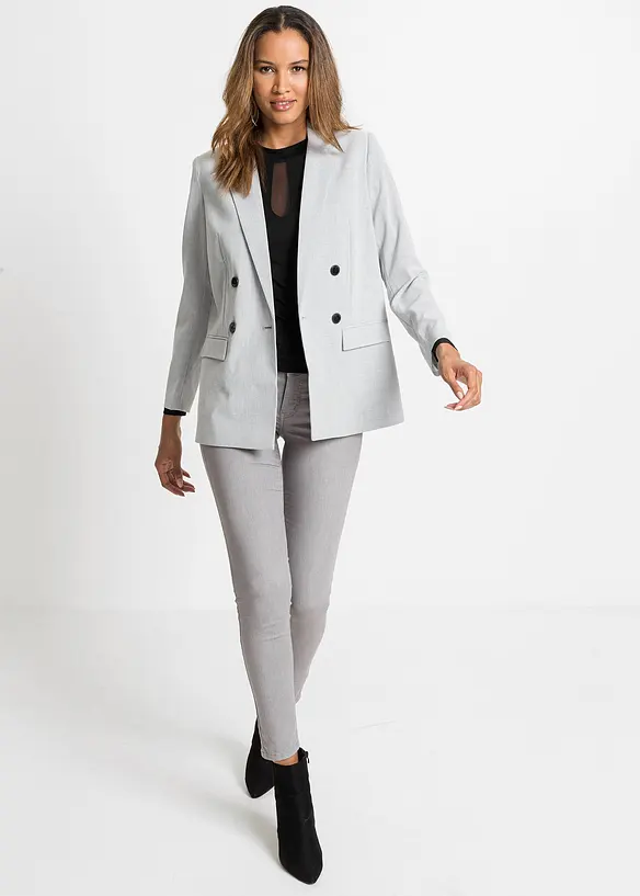 Langarmshirt aus softem Viskose-Mis, bonprix