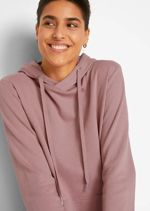 Robe en molleton de coton mélangé, bonprix