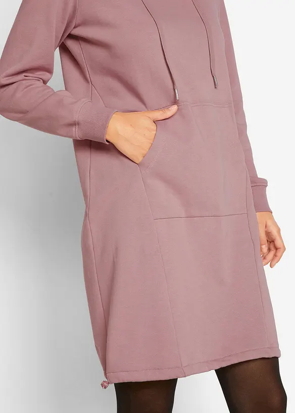 Robe en molleton de coton mélangé, bonprix