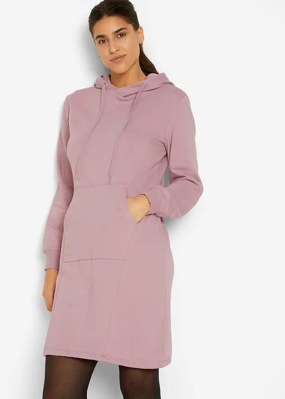 Robe en molleton de coton mélangé, bonprix