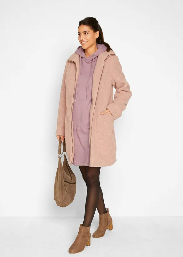 Robe en molleton de coton mélangé, bonprix