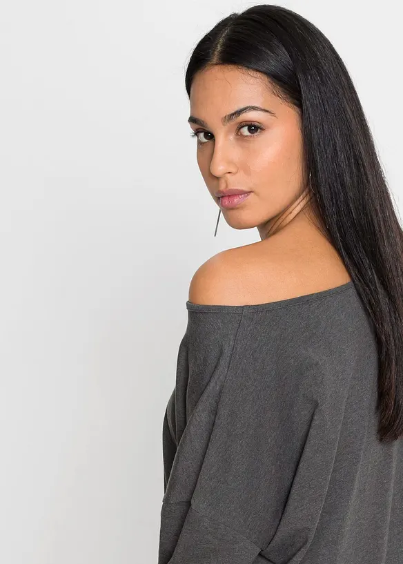 Off-Shoulder-Shirt mit Weihnachtsmotiv, bonprix
