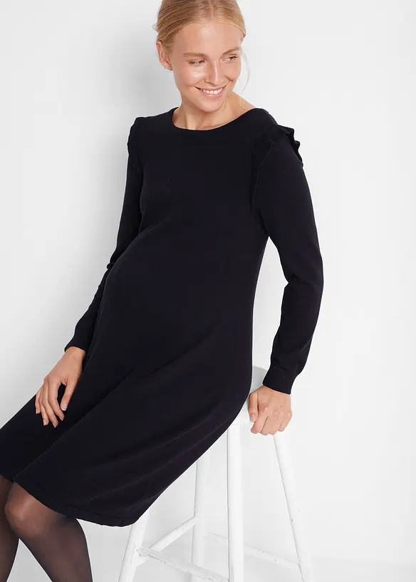 Umstandskleid aus weichem Strick, bonprix