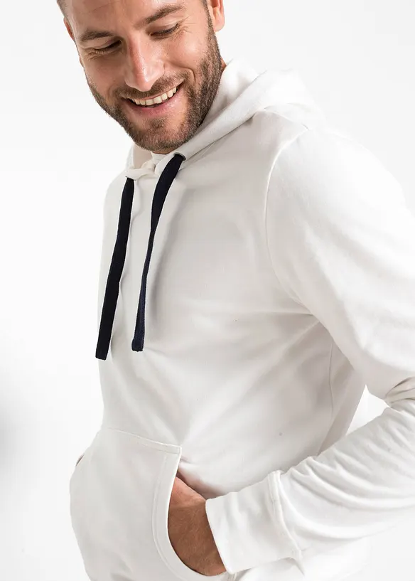 Sweat à capuche 100% coton, bonprix