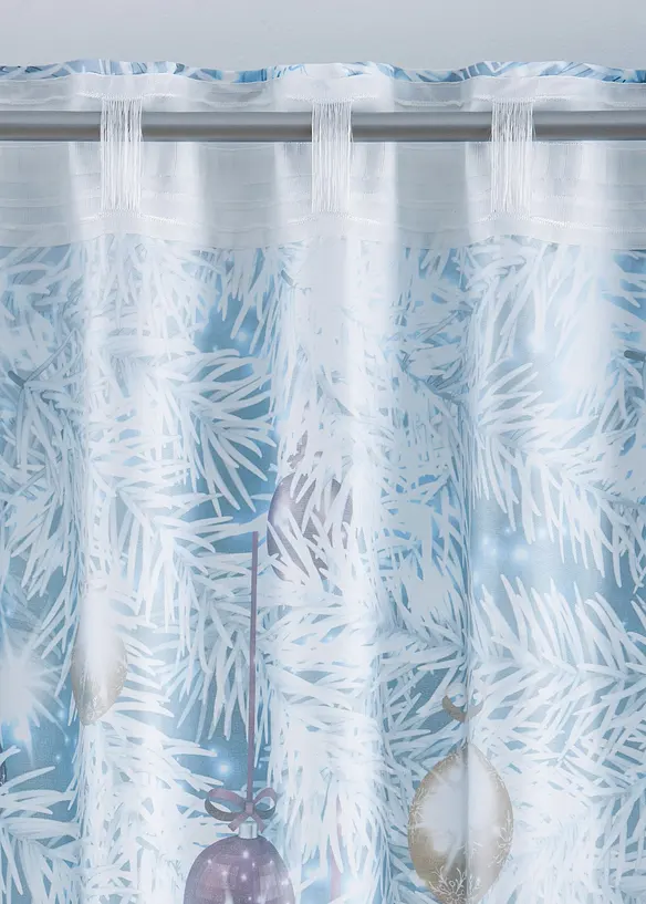 Vorhang mit weihnachtlichem Druck (1er Pack), bonprix