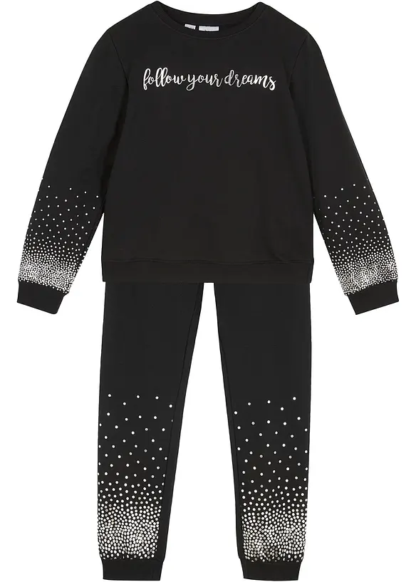 Sweat-shirt + pantalon sweat (ens. 2 pces), bonprix