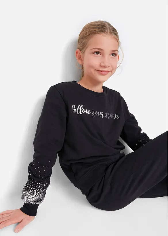 Sweat-shirt + pantalon sweat (ens. 2 pces), bonprix