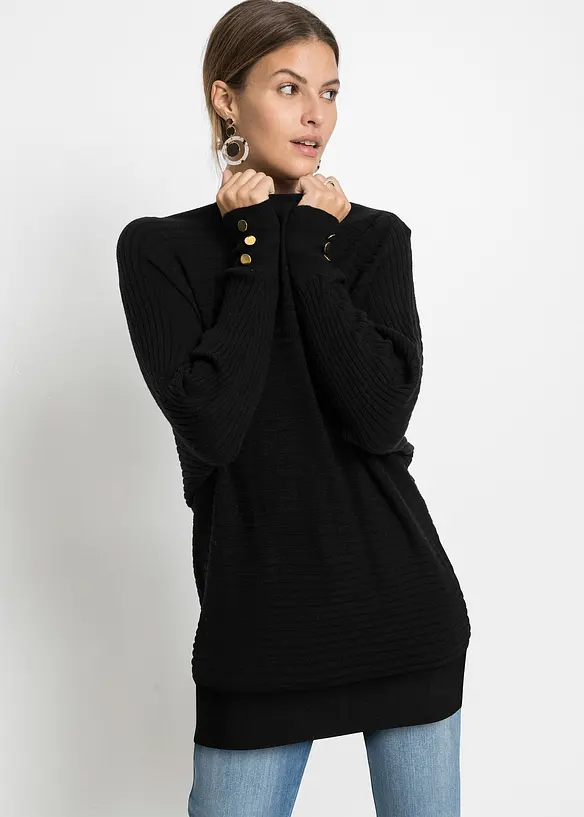 Feinstrickpullover aus Viskose-Mix, bonprix