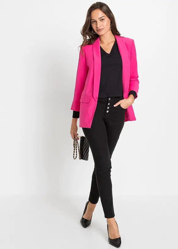 Longblazer aus Viskose-Mix, bonprix