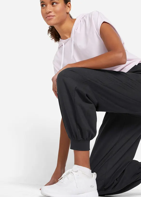 Jogginghose mit elastischem Bund, bonprix