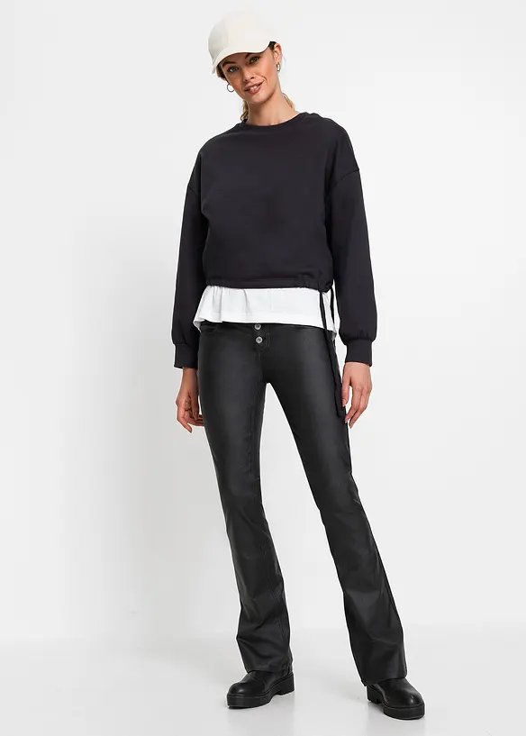 Pantalon évasé, bonprix