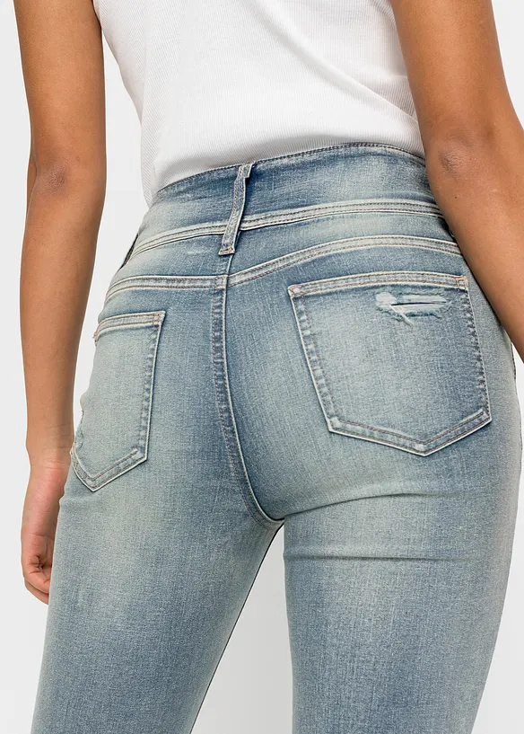 Jean skinny taille haute, extensible, bonprix