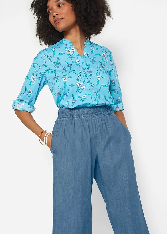 Wide-Leg-Jeans, High Waist, Bequembund, bonprix