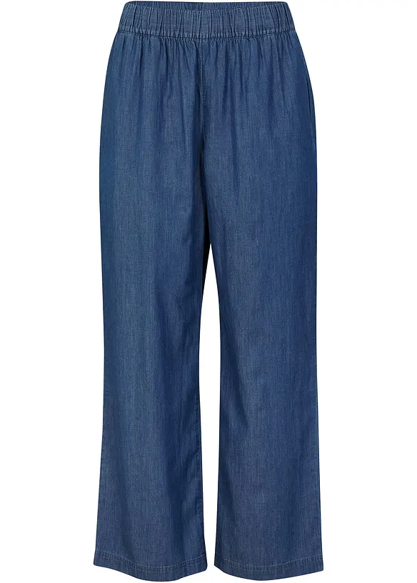 Jean à enfiler léger avec taille confortable, coupe large, bonprix