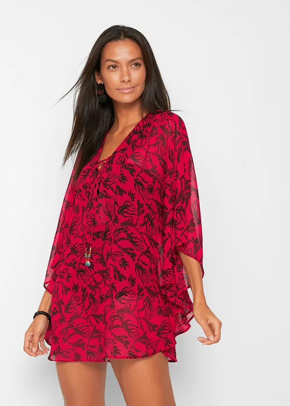Strandtunika aus leichtem Chiffon, bonprix
