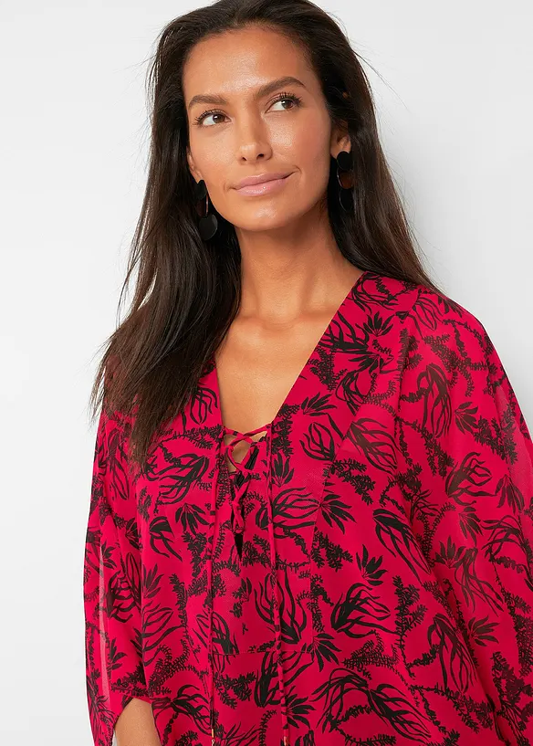 Strandtunika aus leichtem Chiffon, bonprix