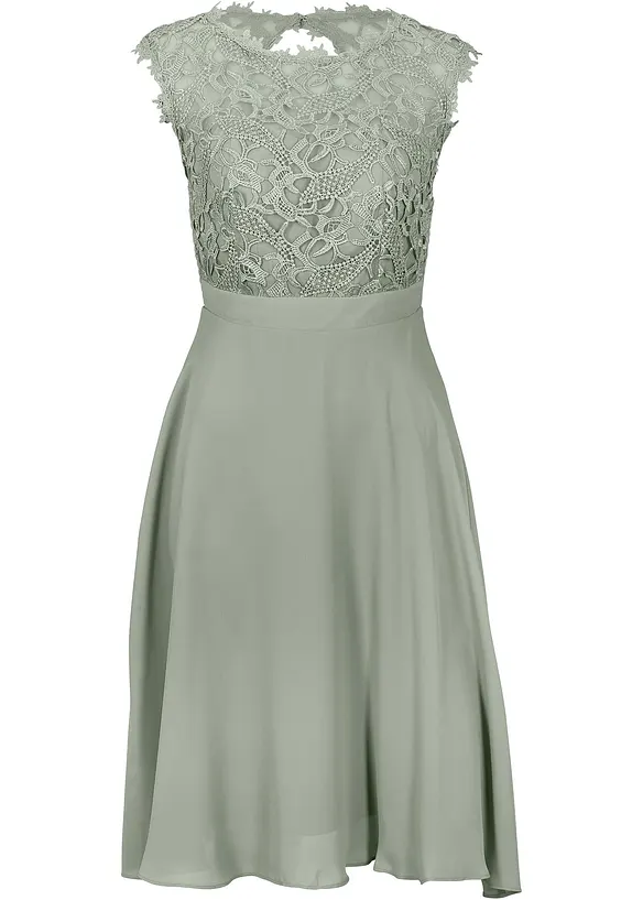 Robe courte à dentelle, bonprix