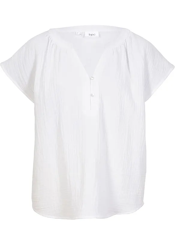 Blouse en gaze 100% coton, bonprix