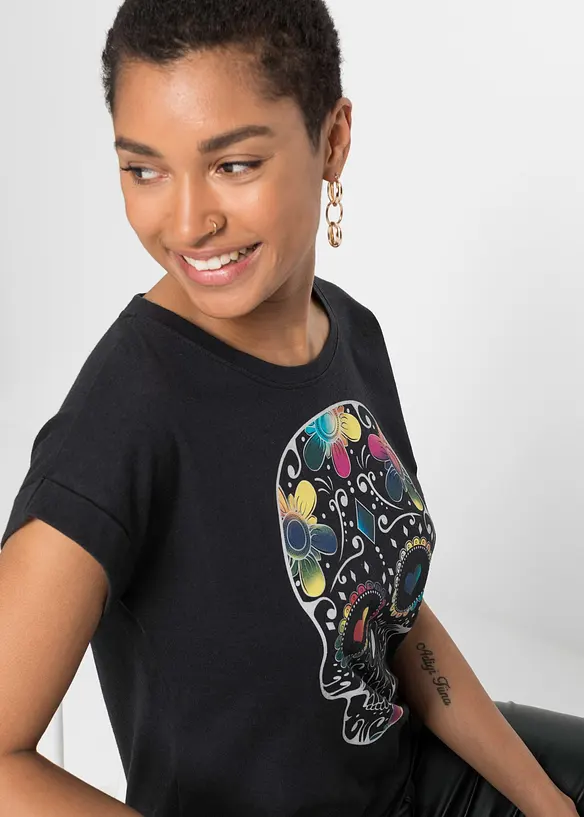 T-Shirt aus softem Viskose-Mix, bonprix