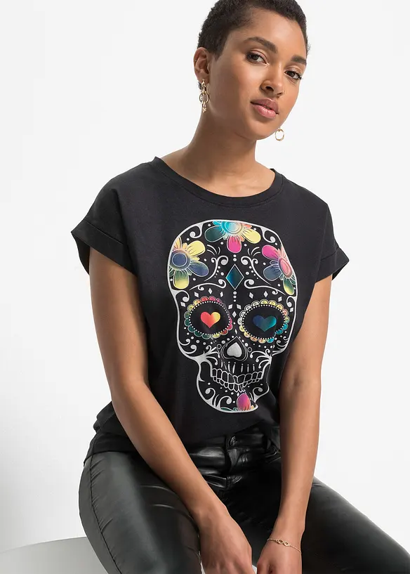 T-Shirt aus softem Viskose-Mix, bonprix