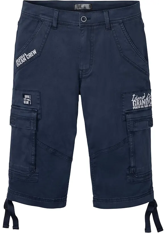 Bermuda long avec poches cargo, Regular, bonprix