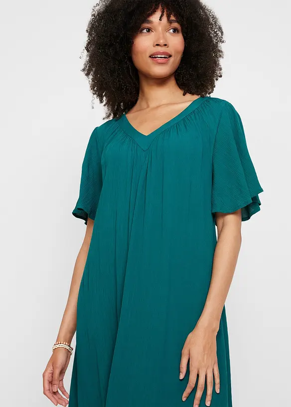 Kaftan-Kleid aus Kreppware, bonprix