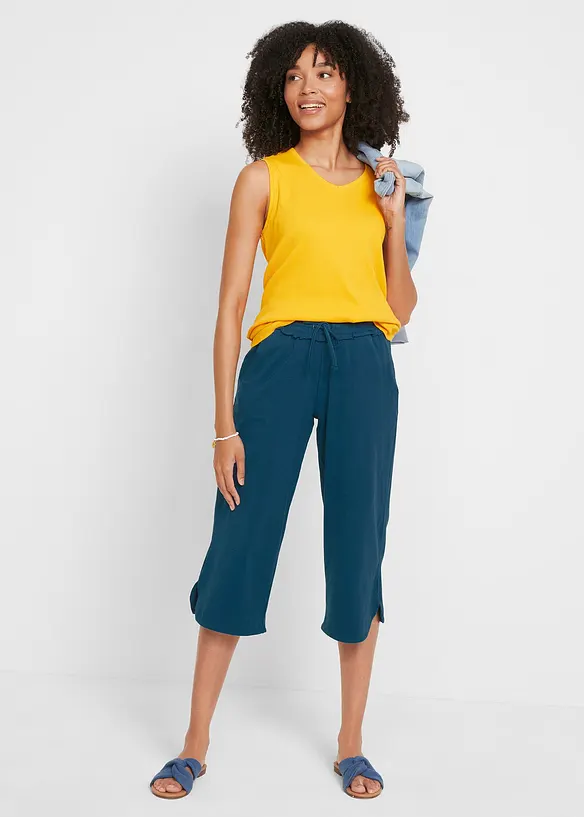 Jersey-Hose aus Baumwoll-Mix, bonprix