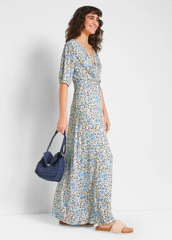 Maxi-Umstands- und Stillkleid aus Jersey, bonprix