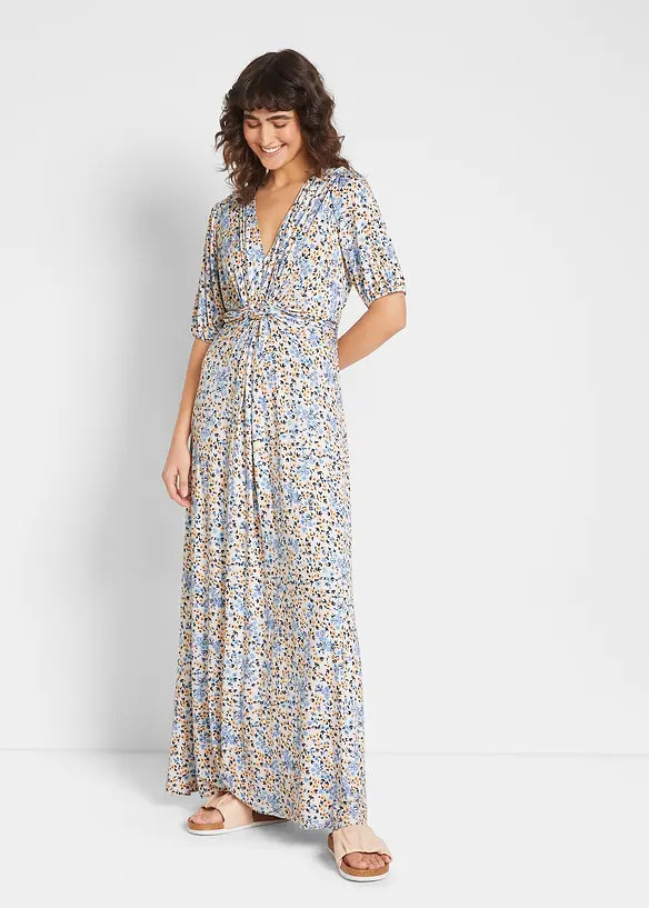 Maxi-Umstands- und Stillkleid aus Jersey, bonprix