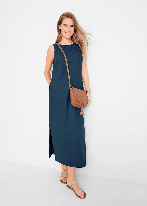 Maxi-Kleid mit Leinen, bonprix