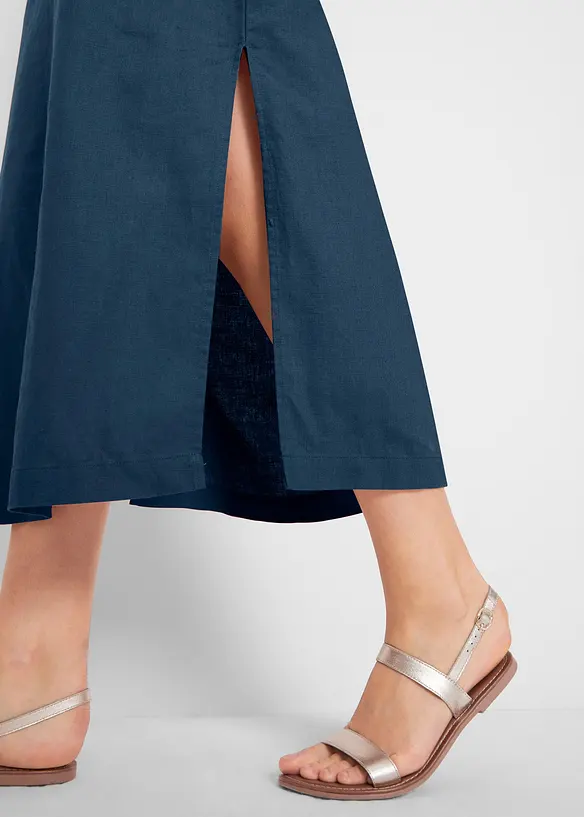 Maxi-Kleid mit Leinen, bonprix