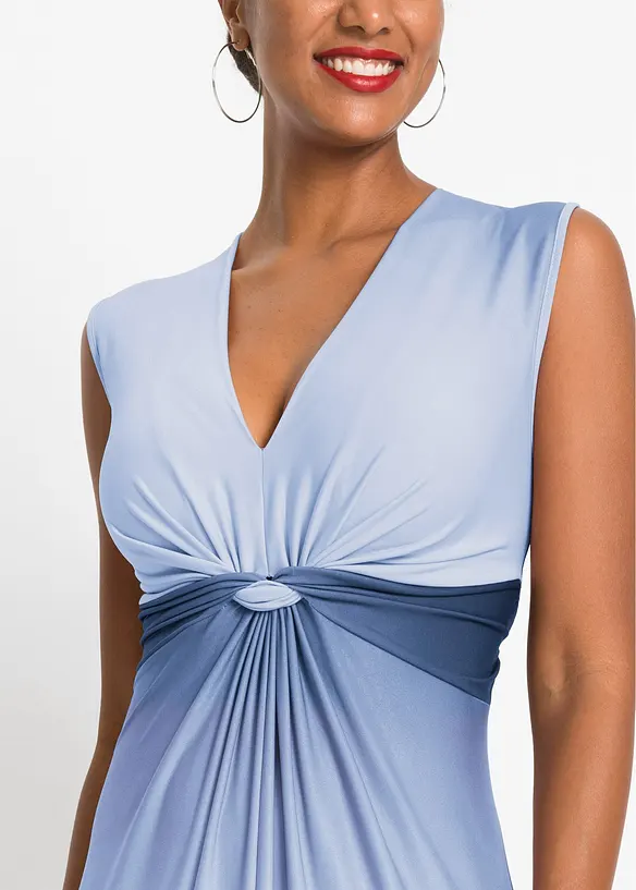 Jerseykleid mit Drapierung, bonprix