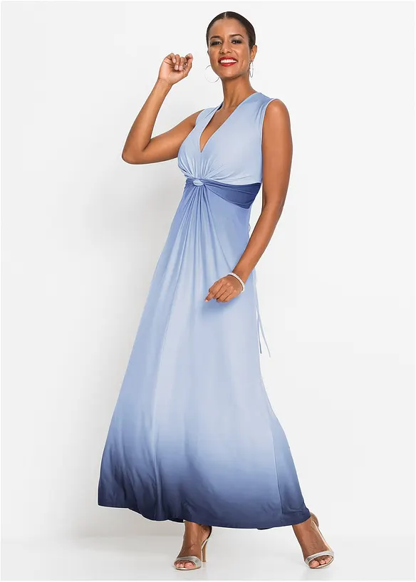 Jerseykleid mit Drapierung, bonprix