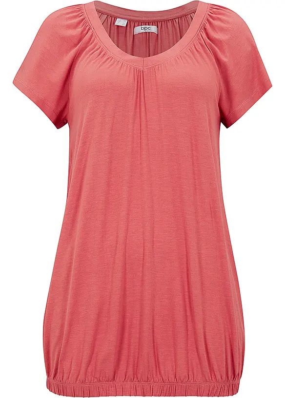 T-shirt en viscose mélangée, manches courtes, bonprix